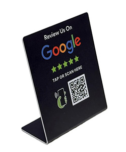 LMS QR GBP Review Stands